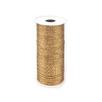 Dekorativer Draht O1 mm mit Lurex / gympa Gold