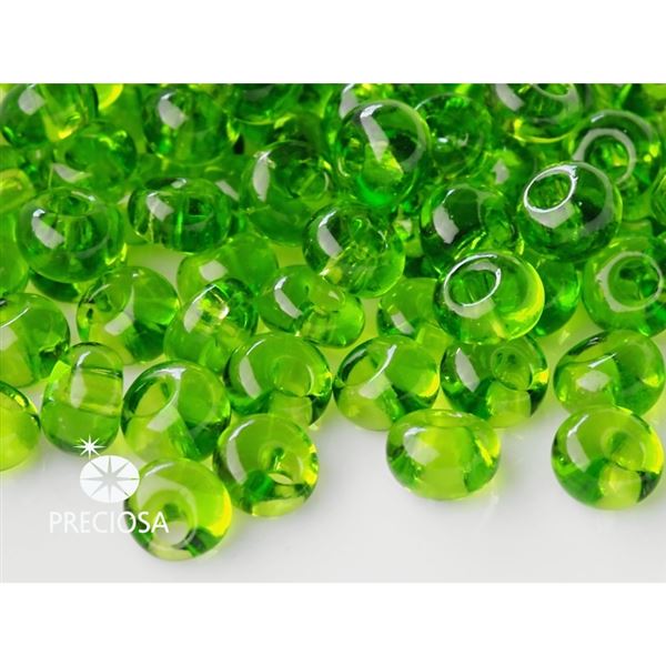 Preciosa Perlen Rocailles 2/0 6,1 mm Gr�n (50430) 20 g