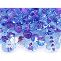 Perlen Rocailles Preciosa Farfalle 3,2x6,5 mm 10 g Blau FF770