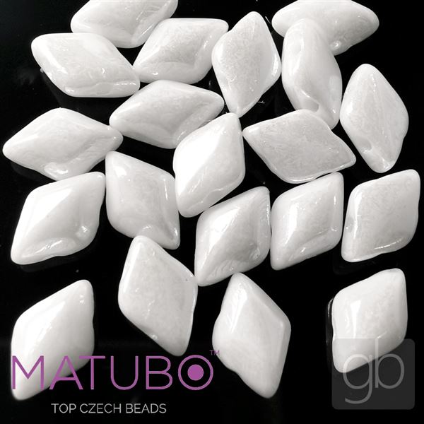 GEMDUO Matubo 8 x 5 mm Wei Listr L03000