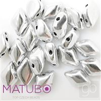 GEMDUO Matubo 8 x 5 mm Silber 27000CR
