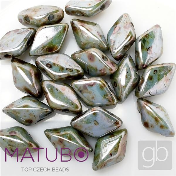 GEMDUO Matubo 8 x 5 mm Grau 02010-65431