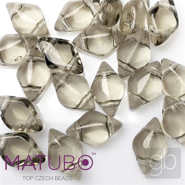 GEMDUO Matubo 8 x 5 mm Grau 40010-00000