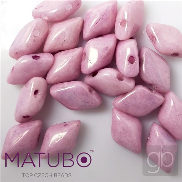 GEMDUO Matubo 8 x 5 mm Rosa 14494WH