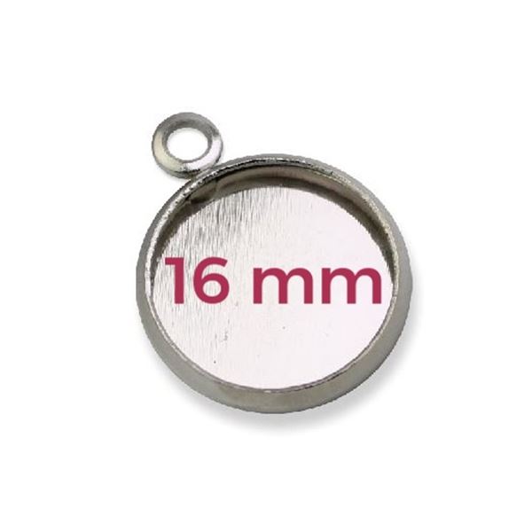 Bijouteriefassung f�r Cabochons 16 mm