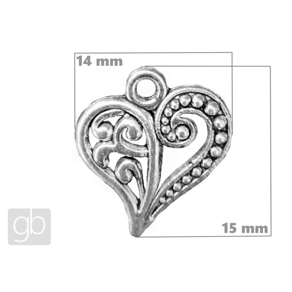 Anh�nger Herz 14x15 mm