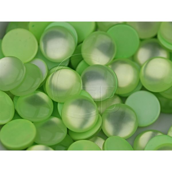 Cabochon 12 mm GelbGrn