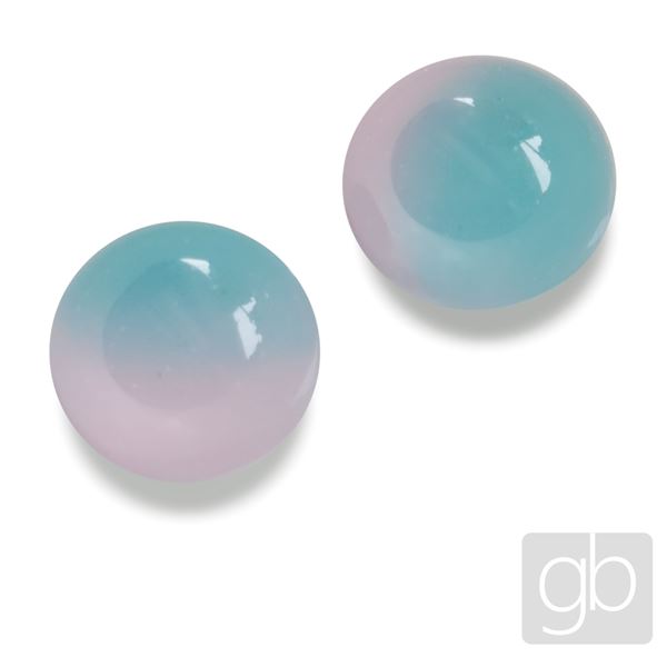 CABOCHON Blau + Rosa 12 mm KAB00014