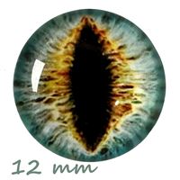 Cabochon Auge 12 mm KAB1200003