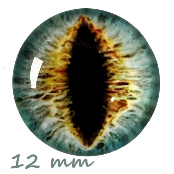Cabochon Auge 12 mm KAB1200003
