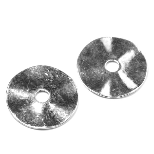 Metallperlen 35 x 2 mm (Loch 6 mm)