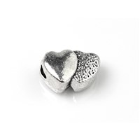 Metallperlen 13 x 8 mm (Loch 4 mm)