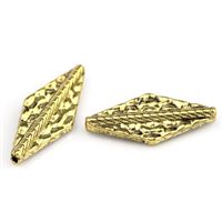 Perlen Metall Antikgold 22 x 9 x 4 mm (Loch 1,5 mm)