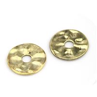 Perlen Metall Antikgold o 22 mm (Loch 5 mm)
