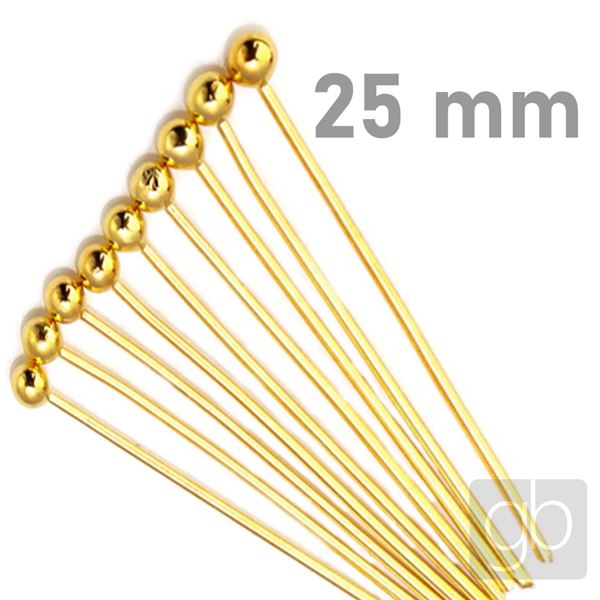 Nietstifte GOLD 25 mm 10 Stck.