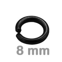 Verbindungsring SCHWARZ 8 mm 10 Stck.