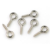 Schmucköse mit Gewinde 6 Stck PLATINE