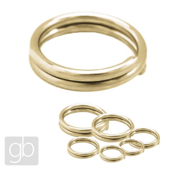 Verbindungsring doppelt GOLD 6 mm