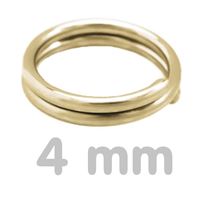 Verbindungsring doppelt GOLD 4 mm