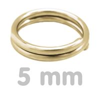 Verbindungsring doppelt GOLD 5 mm