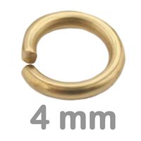 Verbindungsring einfach GOLD 4 mm (10 Stck.)