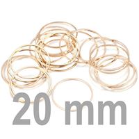 Geschlossener Ring ROSEGOLD 20 mm 1 Stck.