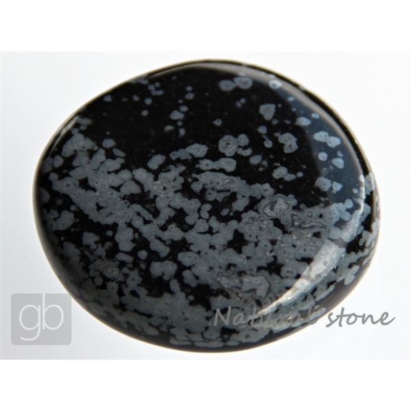 Obsidian Bewlkter Flach (41,2x38,9x10,8 mm)