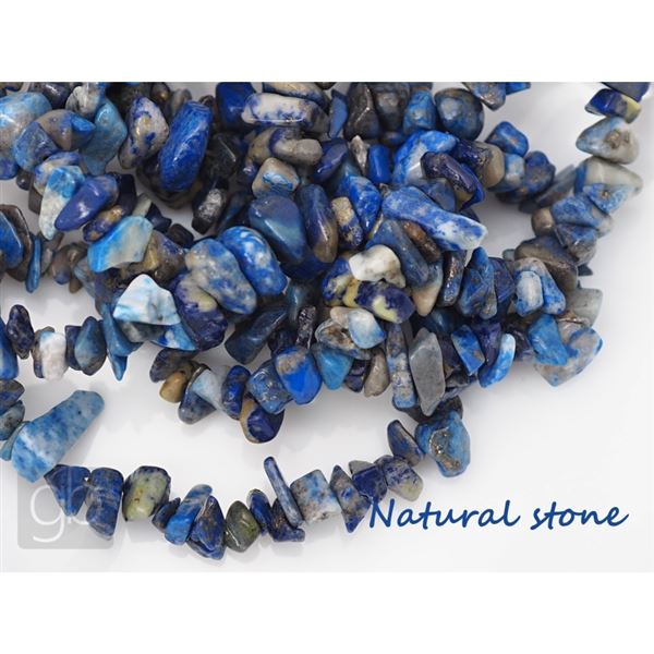 Lapislazuli Fraktionen Schnur 95 cm
