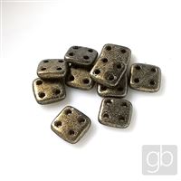 CzechMates QuadraTile 6 x 6 mm Braun 10 Stück