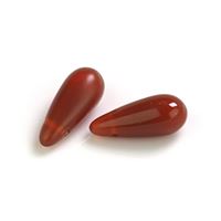 Glasperlen Tropfen Rot 16 x 6 mm MP00668