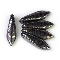 Perlen Laser Design Zungen Schwarz MPL033