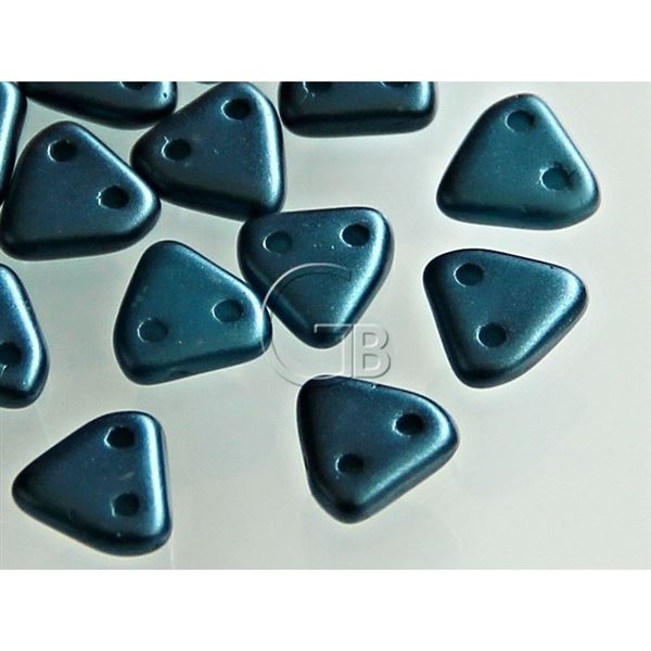 Gepresste Perlen  Triangl Blau MP_506