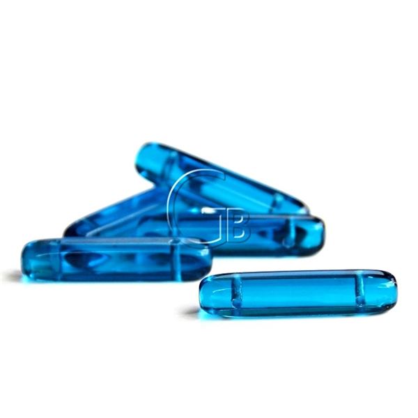 Perlen zweiloch Rechteck 5x24 mm