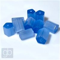 Gepresste Perlen Roller MIX Blau 7-8,6 x 10 mm