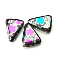 Gepresste Perlen  Vitrial Grau MP_803