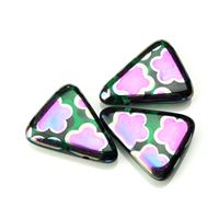 Gepresste Perlen  Vitrial Grün MP_804