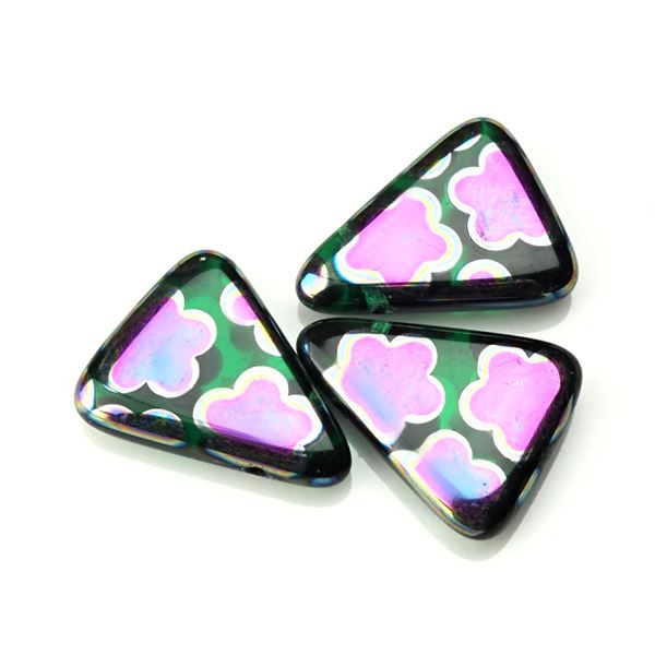 Gepresste Perlen  Vitrial Gr�n MP_804