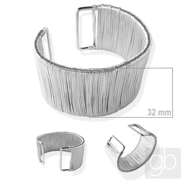 Armbandbasis offenes Silber