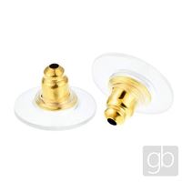 Ohrstecker Gegenstück 8x12 mm Gold