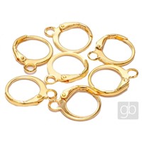 Ohrringe geschlossen 12 mm Gold