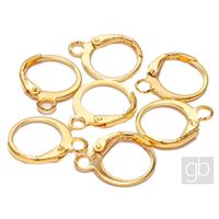 Ohrringe geschlossen 12 mm Gold