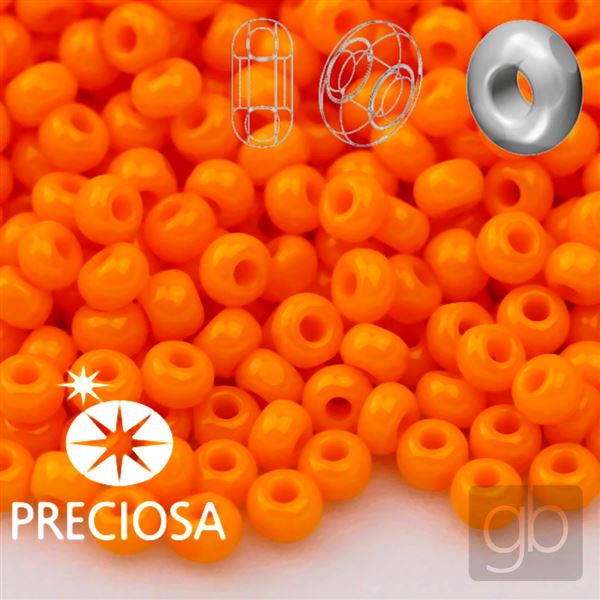 Preciosa Rocailles CHARLOTTE 11/0 2,1 mm Orange 93140 20 g