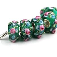 Lampwork Perlen Loch 6 mm PDR30