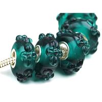 Lampwork Perlen Loch 6 mm PDR36