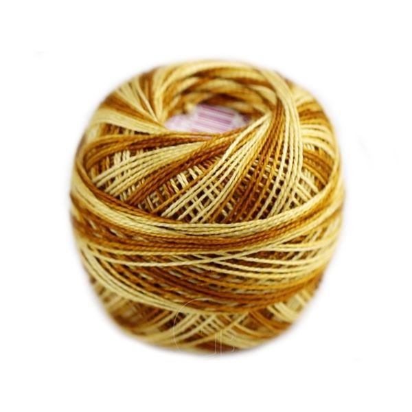 Perlovka Stickgarn Ombr� Braun 71262