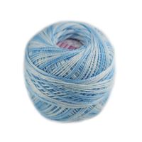 Perlovka Stickgarn Ombré Blau 55032