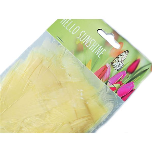 Pe�� dekora�n� Gelb (24 Stck. /15 cm)