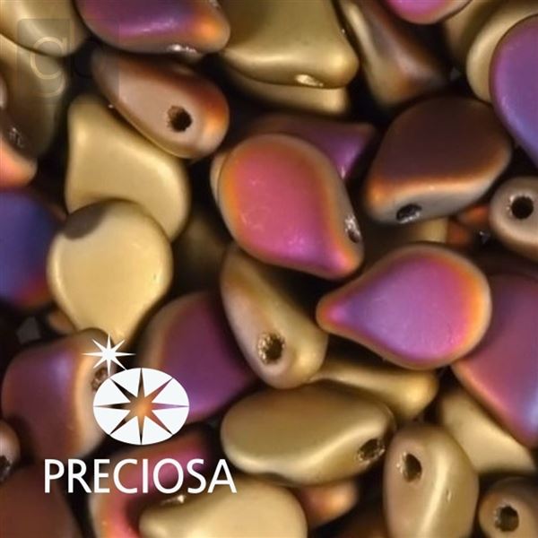 Preciosa PIP 5 x 7 mm 25 St Iris MAT 00030-98845
