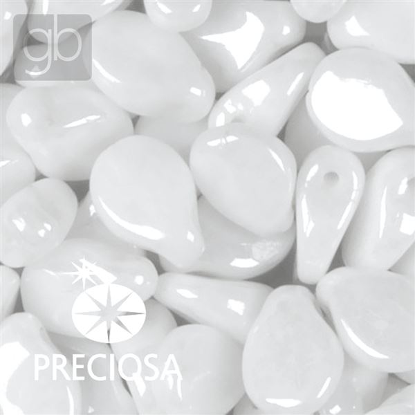 Preciosa PIP 5 x 7 mm 25 St Wei� 02010 14400