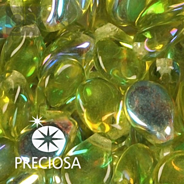 Preciosa PIP 5 x 7 mm 25 St Gr�n 50220-28701